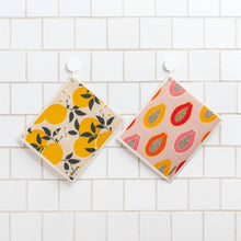 Load image into Gallery viewer, Papaya Reusable Paper Towels -Mod Papayas
