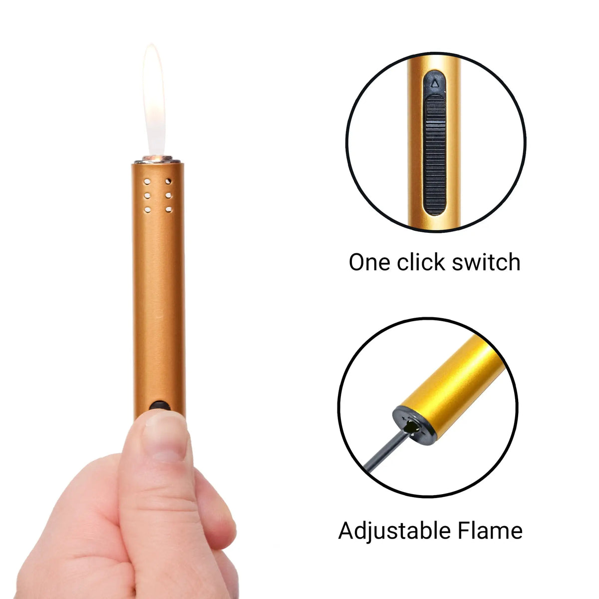 Candle Lighter Butane Slim Refillable – Eden's Flower Truck +