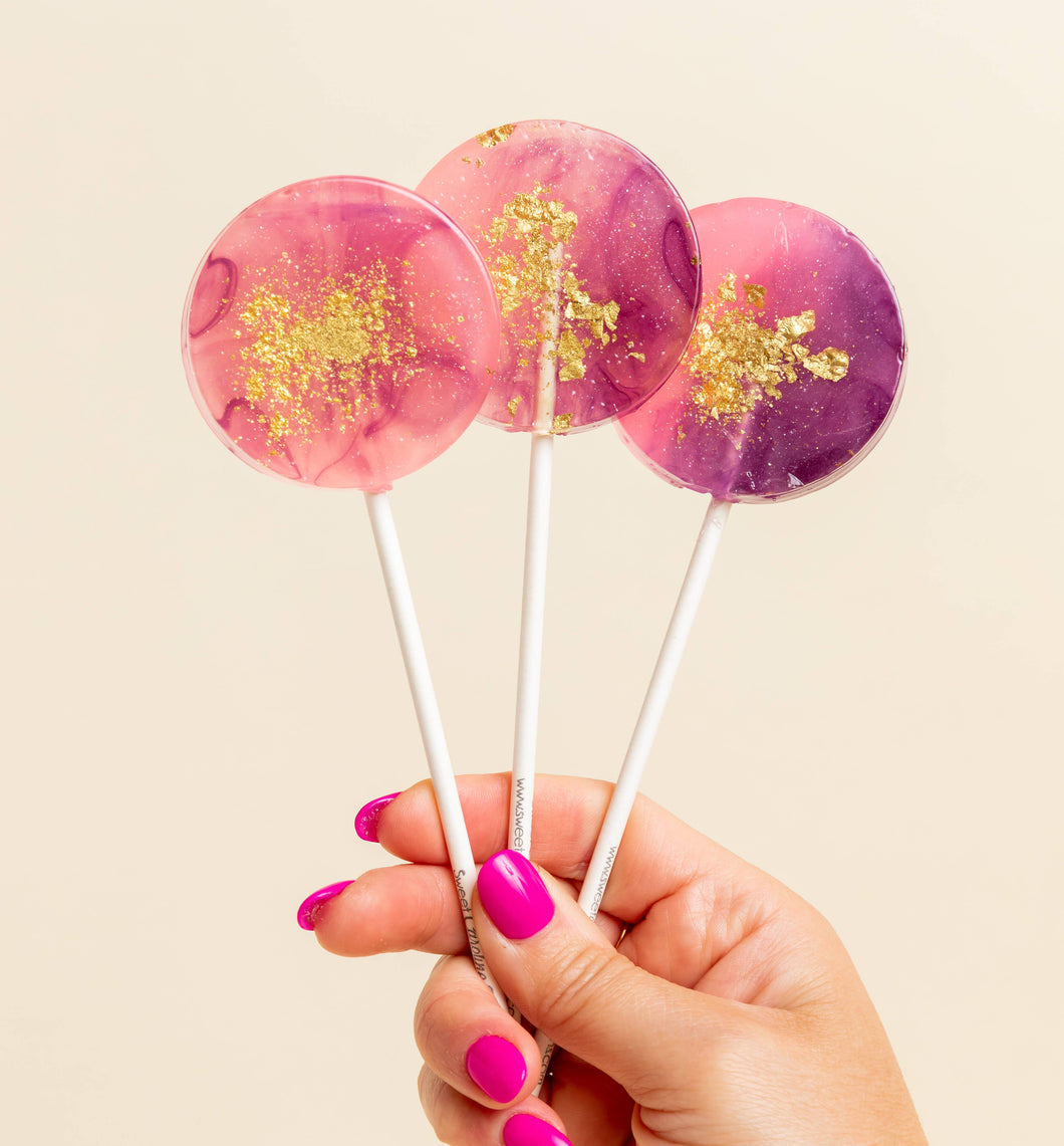 Purple & Pink Lollipops (Passion Fruit)