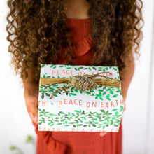 Load image into Gallery viewer, Peace on Earth • Double-sided Eco Holiday Gift Wrap
