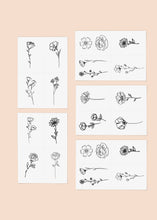 Load image into Gallery viewer, Blooming Temporary Tattoo Pack
