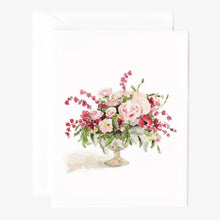 Load image into Gallery viewer, Pinks bouquet notecards
