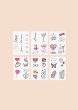 Load image into Gallery viewer, Bachelorette Babe Temporary Tattoo Pack
