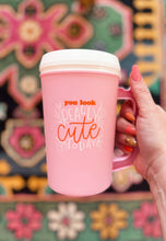 Load image into Gallery viewer, Retro Pink Mega Mug 22 Oz
