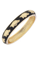 Load image into Gallery viewer, Arkansas Razorbacks Sculpted Enamel Logo Hinge Bangle

