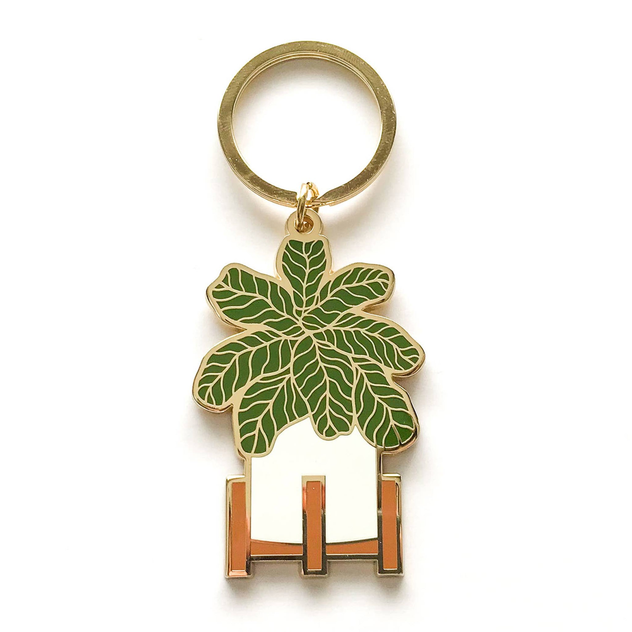 fiddle leaf fig gift Fiddle Leaf Fig Plant Keychain