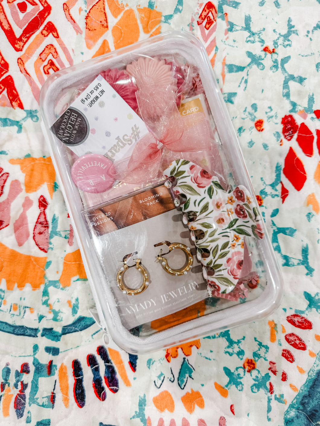 4x7 White Zipper Gift Bundle