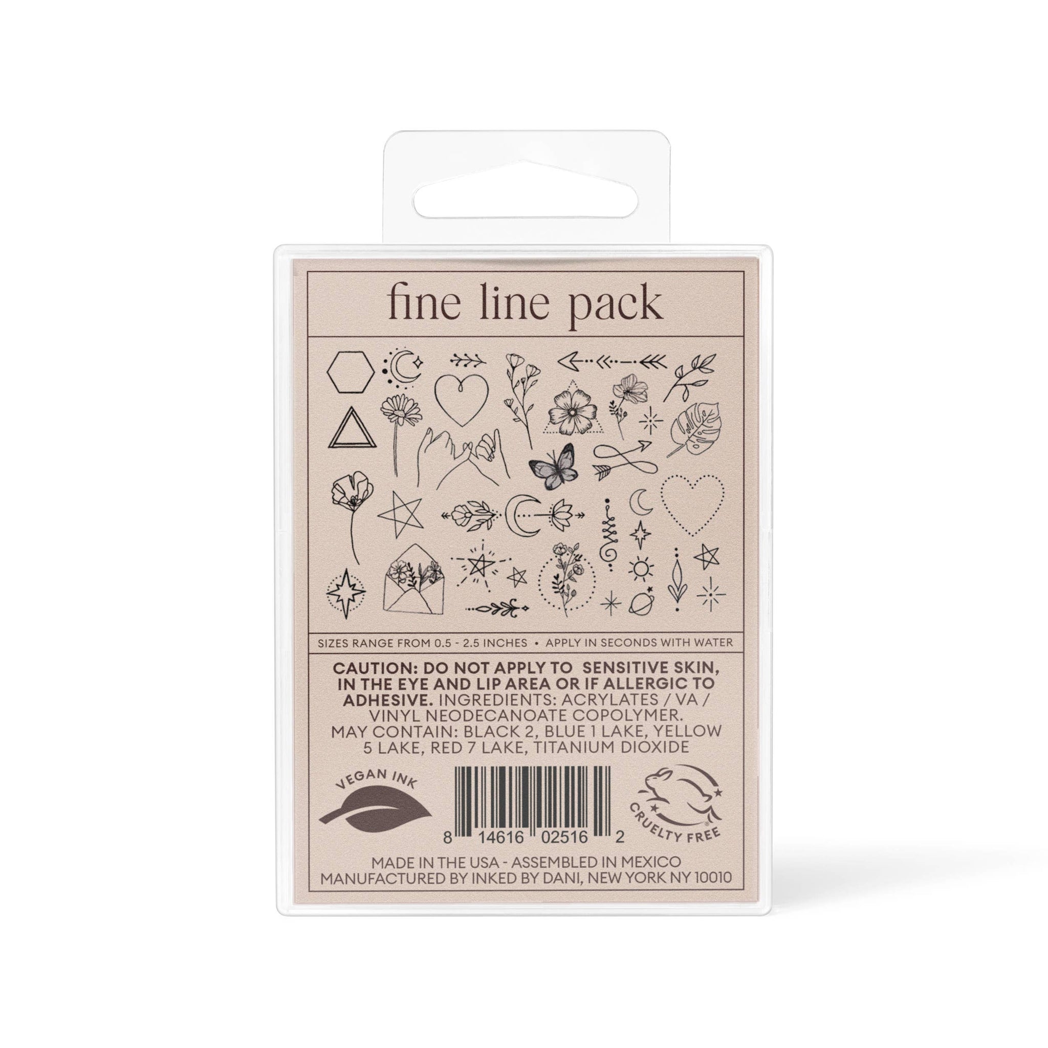 Fine Florals | Temporary Tattoo Pack Fine Florals | Temporary Tattoo Pack