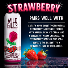 Load image into Gallery viewer, Ring Pop Soda Strawberry Pure Cane Sugar, 12-Pack, Cans
