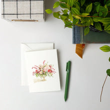 Load image into Gallery viewer, Pinks bouquet notecards
