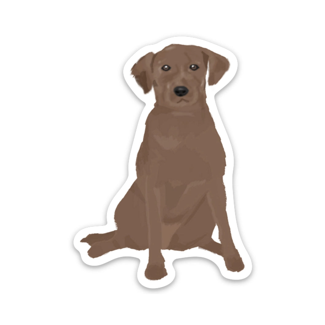Chocolate Lab / Labrador Retriever Sticker