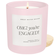 Load image into Gallery viewer, OMG! You're Engaged! 15 oz Soy Candle
