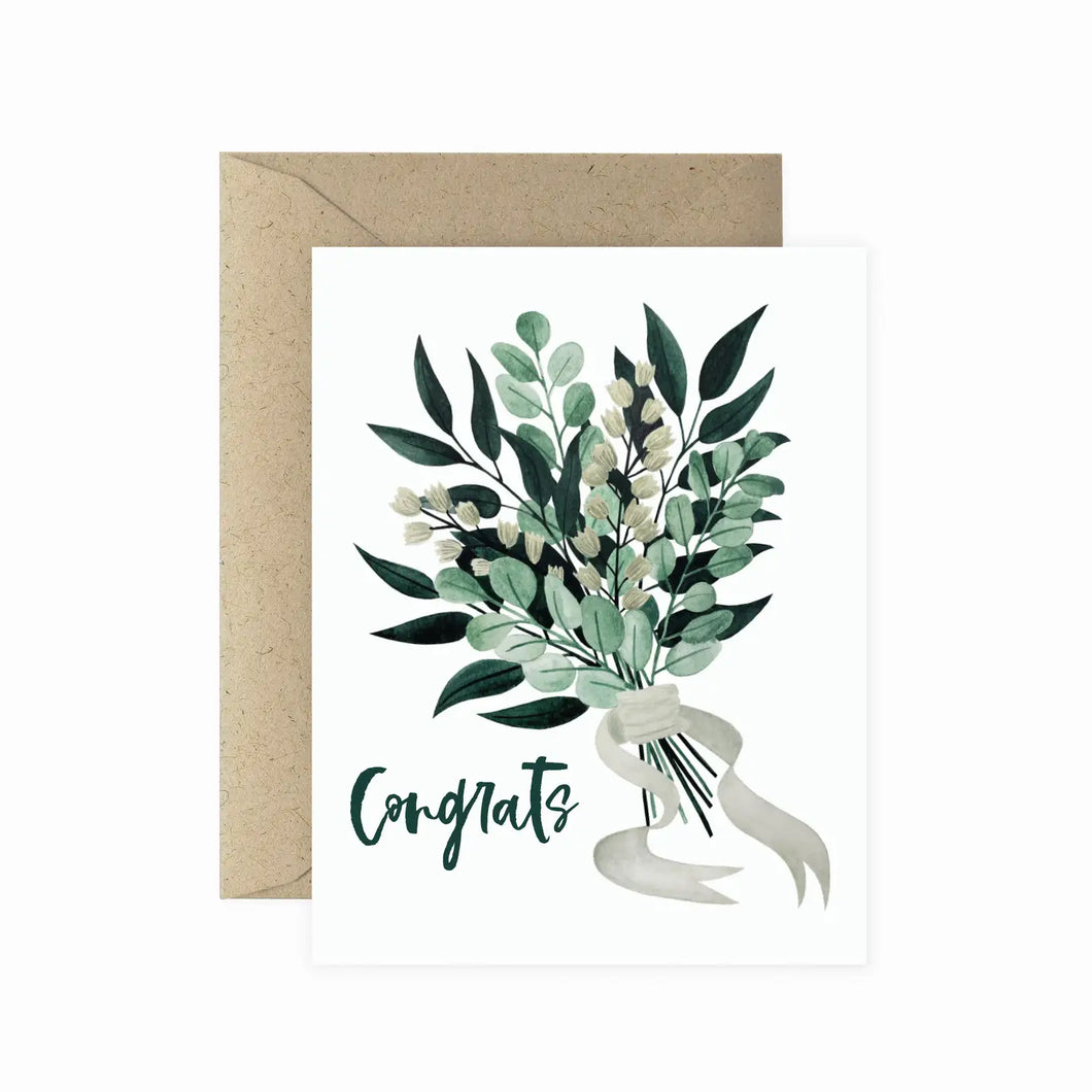 Bouquet Greeting Card | Congratulations