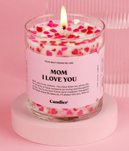 Load image into Gallery viewer, Mom, Love you Hand-Poured Soy Jar Filled Candle Home Decor
