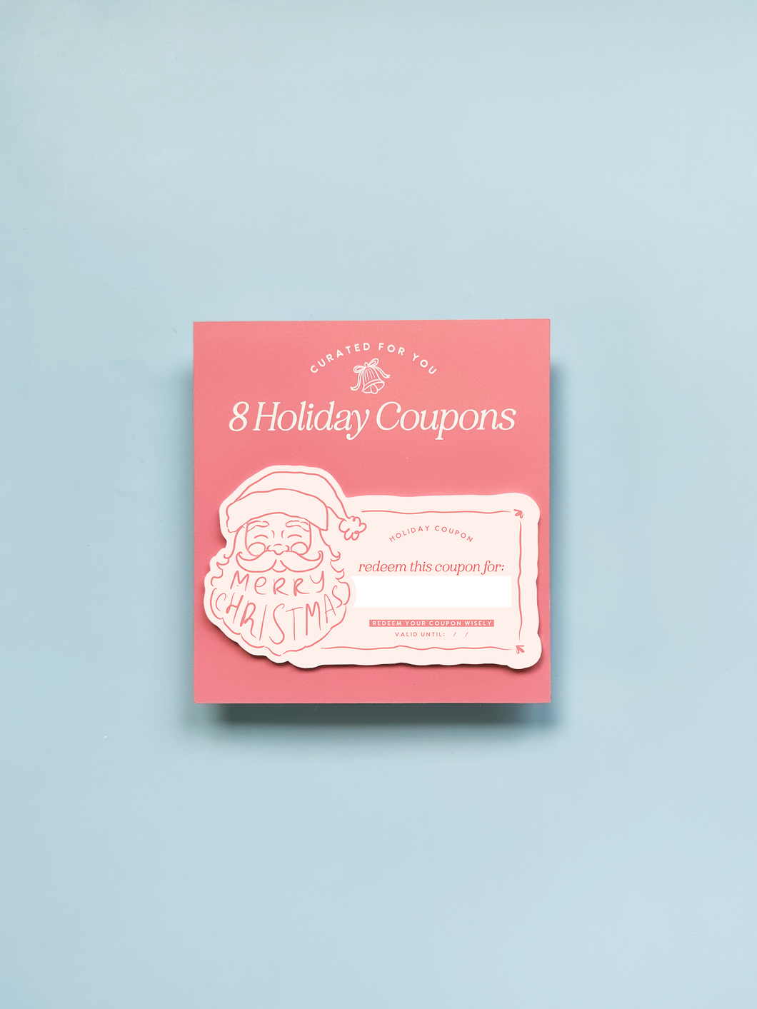 Blank Christmas Vouchers - Pink - DCC423