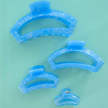Load image into Gallery viewer, Open Hair Clip | Medium | Blue Lagoon
