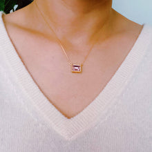 Load image into Gallery viewer, Sweet Square Pendant Necklace
