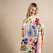 Load image into Gallery viewer, Snuggle Up Plush Blanket–Ciao Bella
