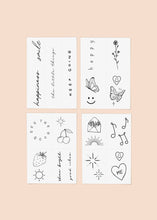 Load image into Gallery viewer, Feel Good Temporary Tattoo Pack
