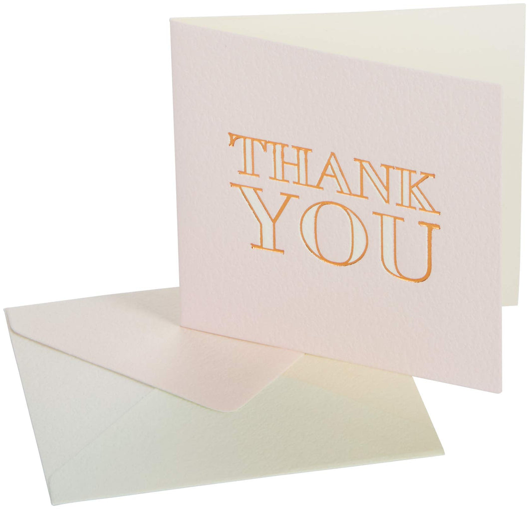 C.R Gibson Thank You Greeting Card 2.75