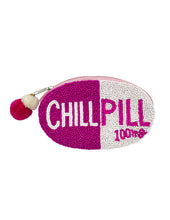 Load image into Gallery viewer, CHILL PILL 100MG Handmade Beaded Coin Purse
