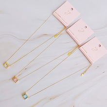 Load image into Gallery viewer, Sweet Square Pendant Necklace
