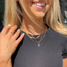 Load image into Gallery viewer, Pearl Cross Necklace
