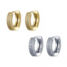 Load image into Gallery viewer, Winona Pave Hoops
