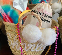 Load image into Gallery viewer, Bridesmaid Bag, Personalized Bachelorette Party Gift Basket
