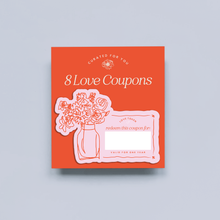 Load image into Gallery viewer, Die-Cut Floral Coupons - Gift for Her - Pink DCC540
