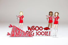 Load image into Gallery viewer, Arkansas Girls Acrylic Shelfie | Art Block Dorm Decor
