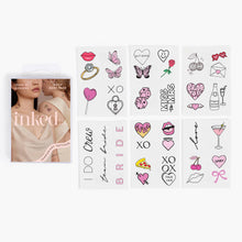 Load image into Gallery viewer, Bachelorette Babe Temporary Tattoo Pack
