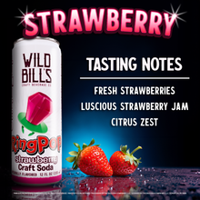 Load image into Gallery viewer, Ring Pop Soda Strawberry Pure Cane Sugar, 12-Pack, Cans
