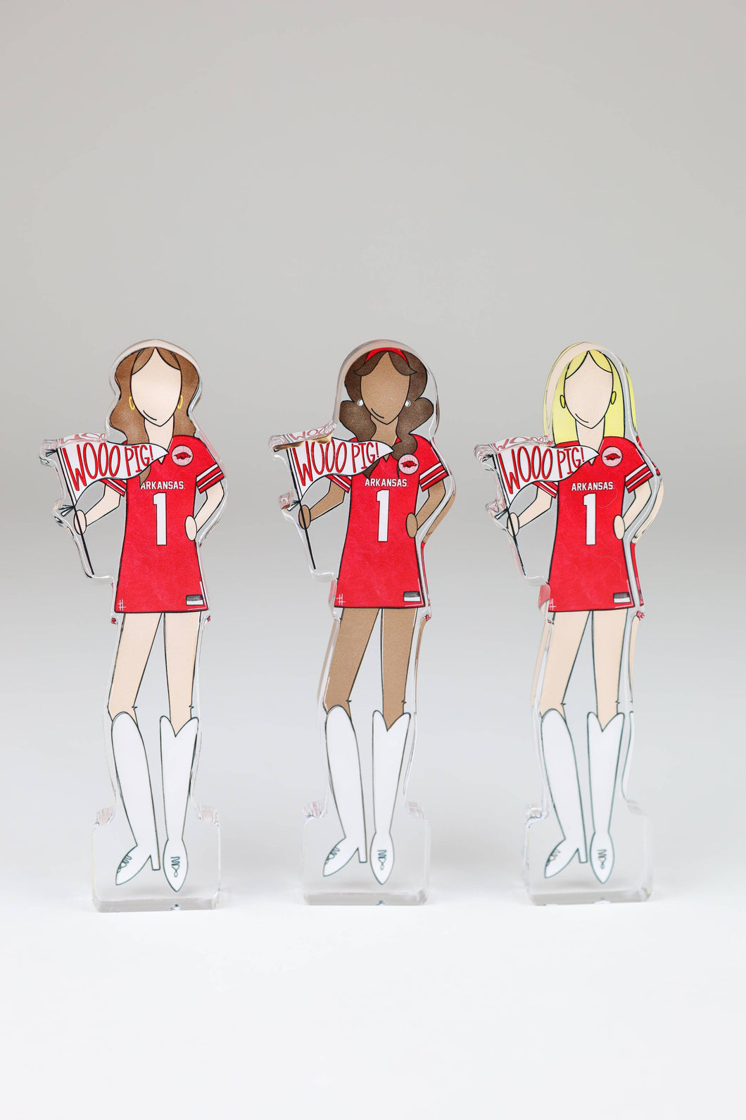 Arkansas Girls Acrylic Shelfie | Art Block Dorm Decor