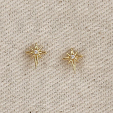 Load image into Gallery viewer, 18k Gold Filled Starburst Stud
