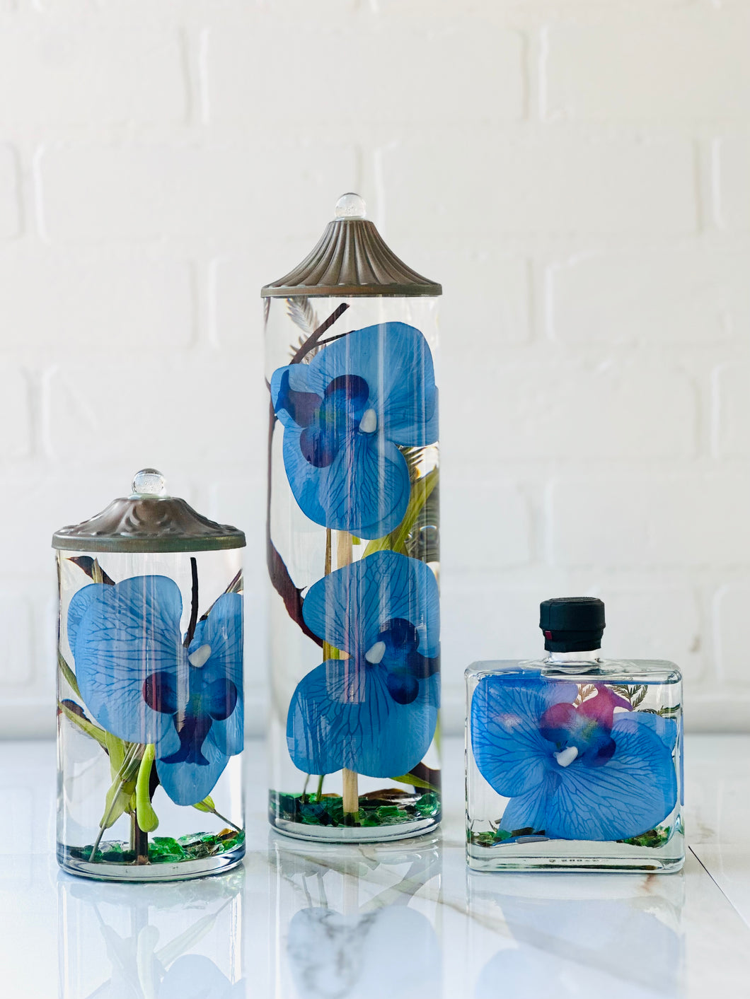 White River Designs Lifetime Candle - Blue Orchid