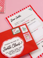 Load image into Gallery viewer, Santa Letter Writing Kit – Holiday Activity for Kids
