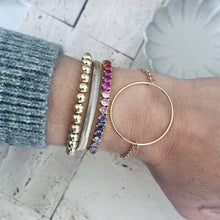 Load image into Gallery viewer, Tennis bracelet Colorful rainbow crystals 
