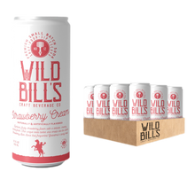 Load image into Gallery viewer, Strawberry Cream  - Premium Cane Sugar Soda, 12-Pack, Cans
