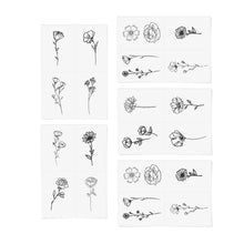 Load image into Gallery viewer, Blooming Temporary Tattoo Pack
