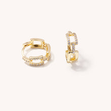 Load image into Gallery viewer, Dion Chain Link Hoops
