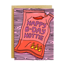 Load image into Gallery viewer, HBD Hottie Sauce Packet Card
