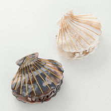 Load image into Gallery viewer, Calacatta Seashell Claw Clip - Small
