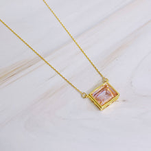 Load image into Gallery viewer, Sweet Square Pendant Necklace
