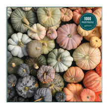 Load image into Gallery viewer, Heirloom Pumpkins 1000 Piece Puzzle in Square Box
