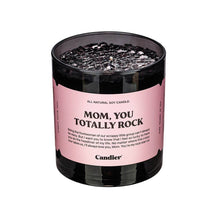 Load image into Gallery viewer, Mom Rocks! Hand-Poured Soy Jar Filled Candle Home Decor
