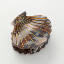 Load image into Gallery viewer, Calacatta Seashell Claw Clip - Small
