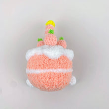 Load image into Gallery viewer, Crochet Jellycat inspired keychain bag charm, gifts, cake
