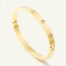 Load image into Gallery viewer, Flora Gold Bangle
