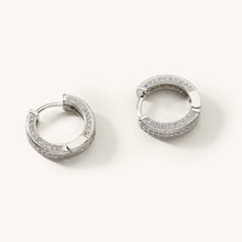 Load image into Gallery viewer, Winona Pave Hoops
